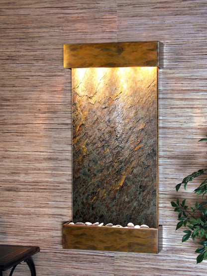 Adagio Whispering Creek 46"H x 22"W Indoor Wall Fountain