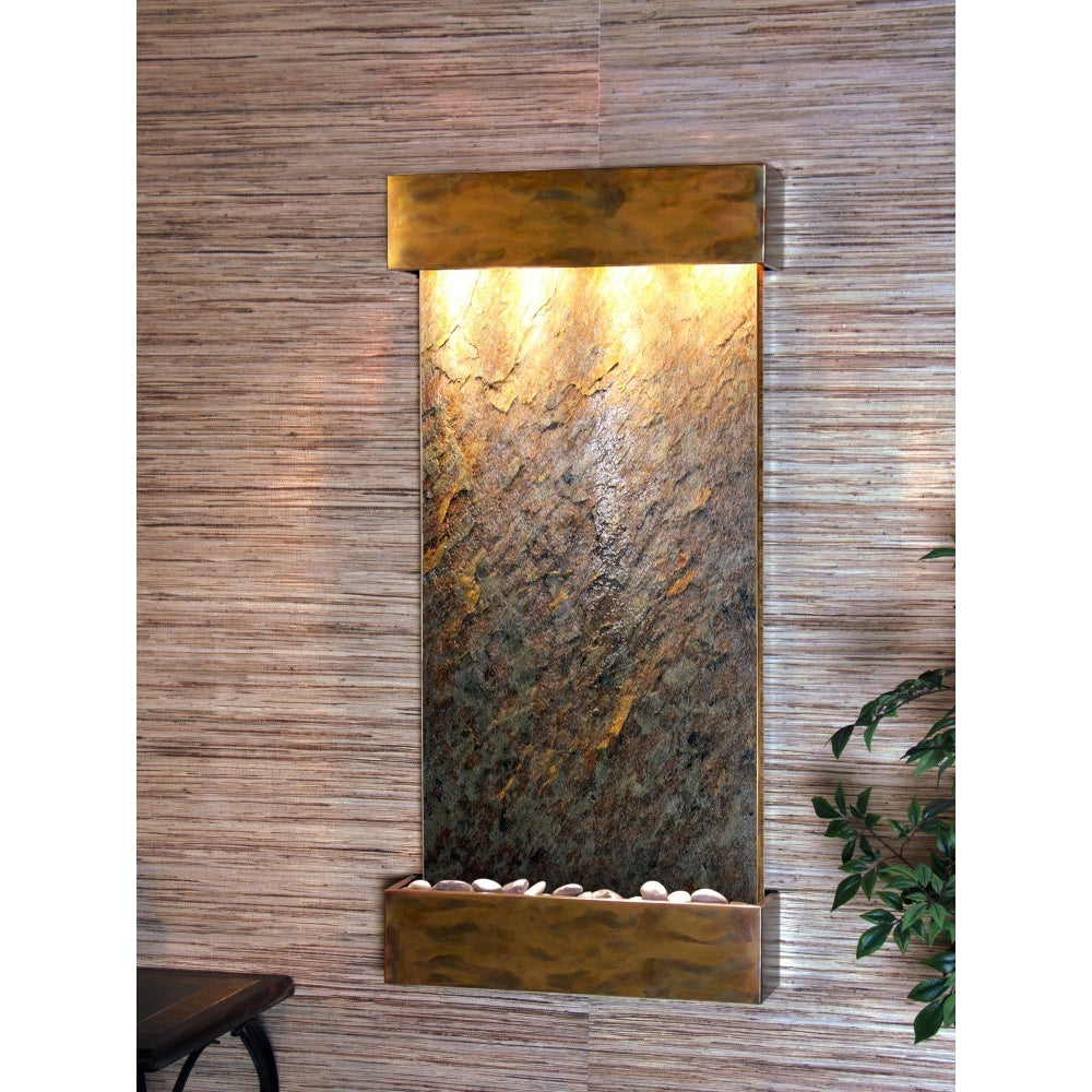 Adagio Whispering Creek 46"H x 22"W Indoor Wall Fountain