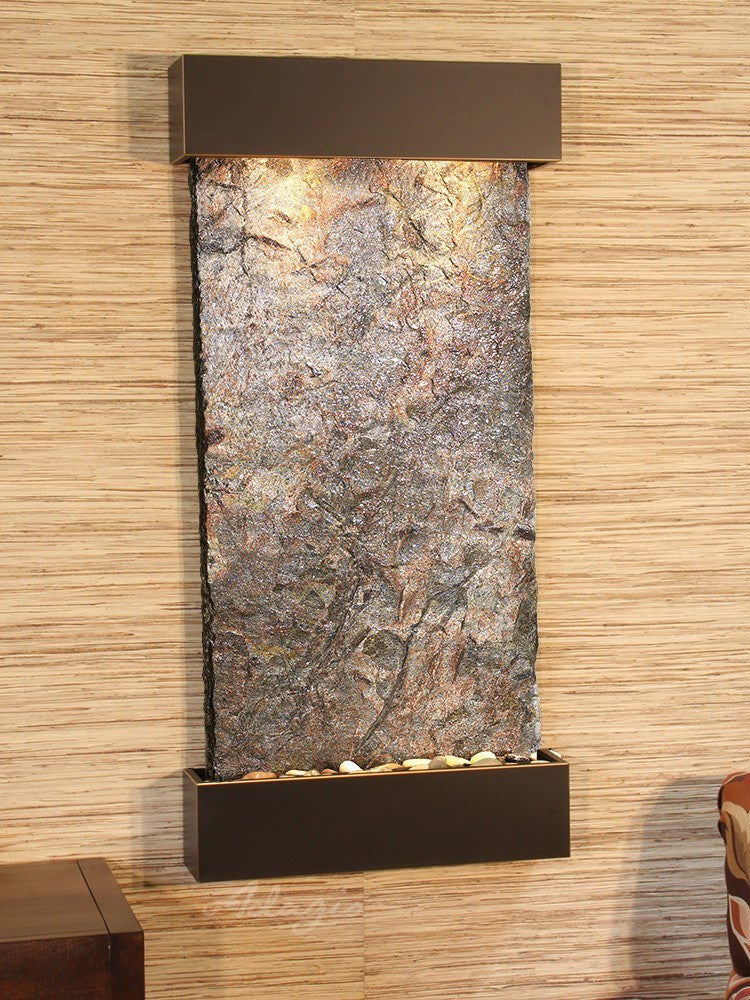 Adagio Whispering Creek 46"H x 22"W Indoor Wall Fountain