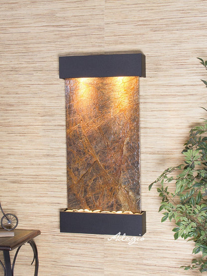 Adagio Whispering Creek 46"H x 22"W Indoor Wall Fountain
