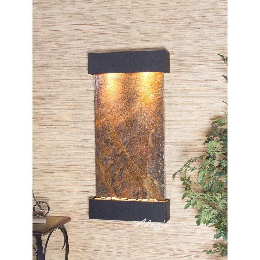 Adagio Whispering Creek 46"H x 22"W Indoor Wall Fountain