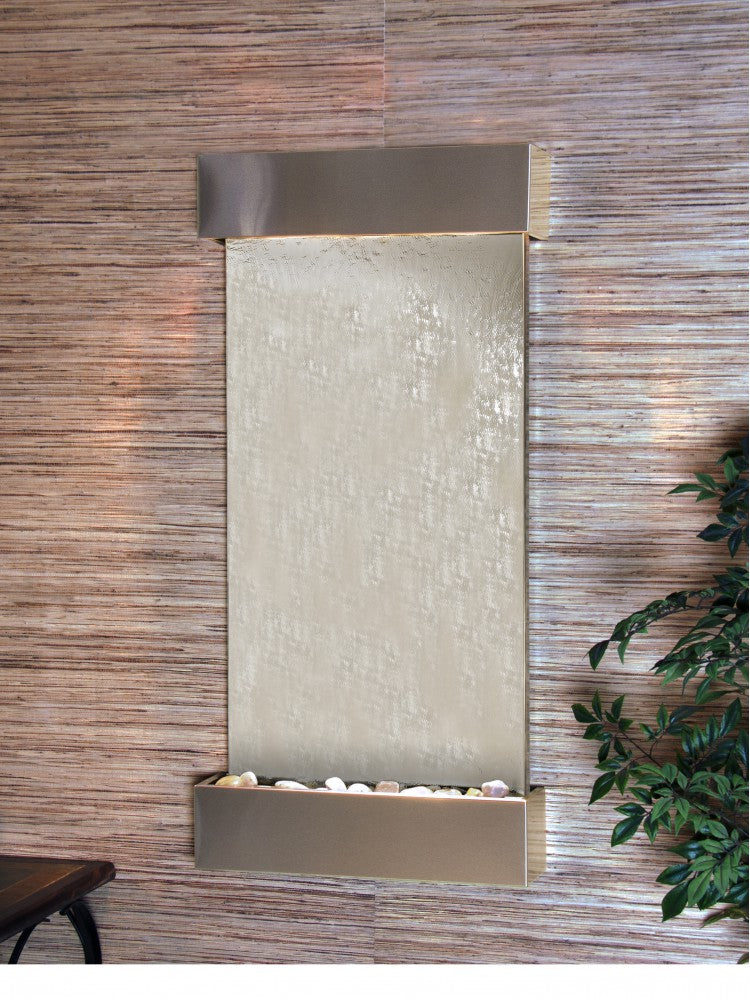 Adagio Whispering Creek 46"H x 22"W Indoor Wall Fountain