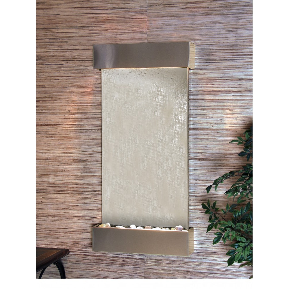 Adagio Whispering Creek 46"H x 22"W Indoor Wall Fountain