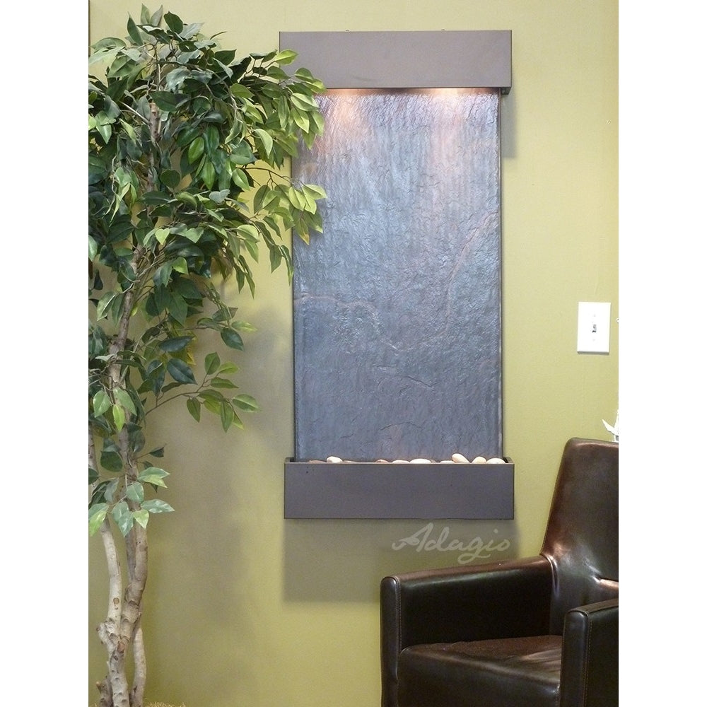 Adagio Whispering Creek 46"H x 22"W Indoor Wall Fountain