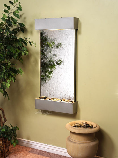 Adagio Whispering Creek 46"H x 22"W Indoor Wall Fountain