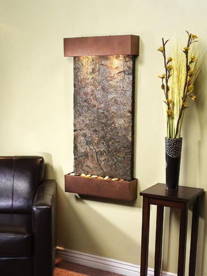Adagio Whispering Creek 46"H x 22"W Indoor Wall Fountain