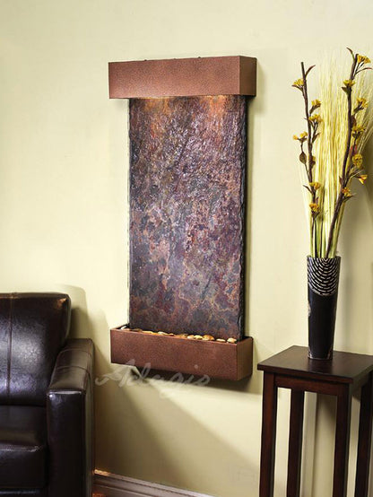 Adagio Whispering Creek 46"H x 22"W Indoor Wall Fountain