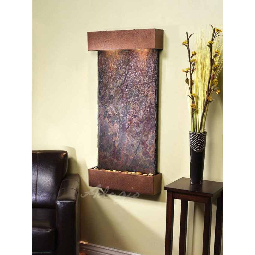Adagio Whispering Creek 46"H x 22"W Indoor Wall Fountain