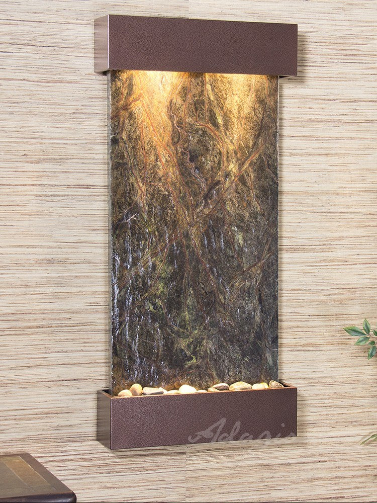 Adagio Whispering Creek 46"H x 22"W Indoor Wall Fountain