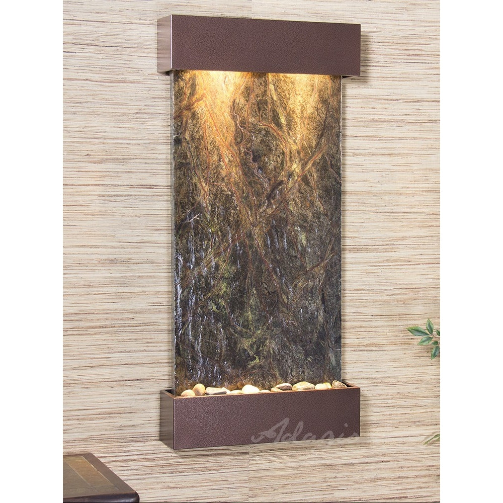 Adagio Whispering Creek 46"H x 22"W Indoor Wall Fountain