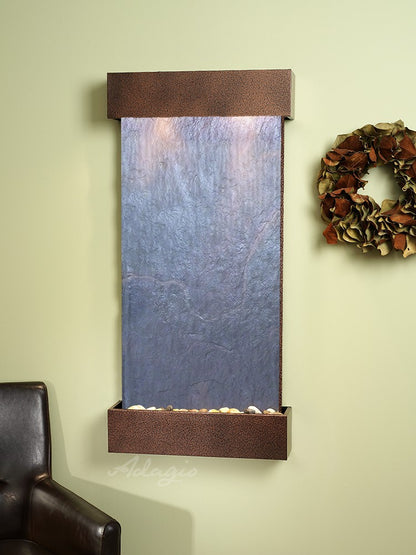 Adagio Whispering Creek 46"H x 22"W Indoor Wall Fountain