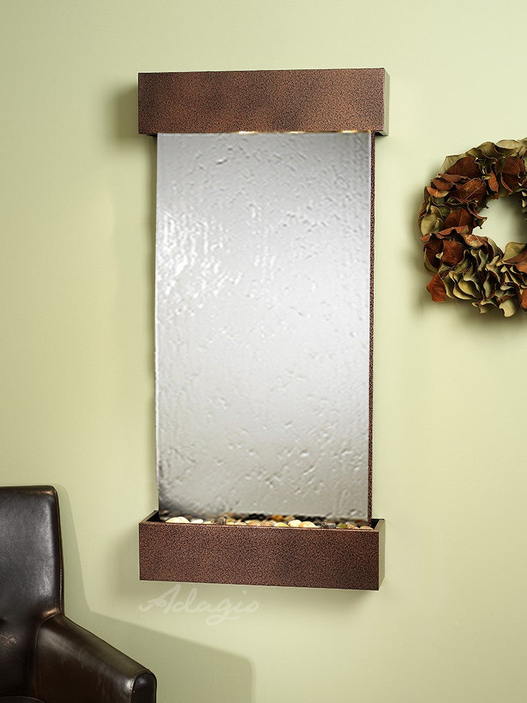 Adagio Whispering Creek 46"H x 22"W Indoor Wall Fountain
