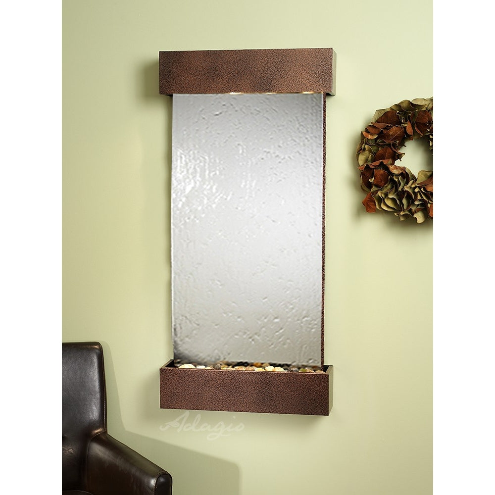Adagio Whispering Creek 46"H x 22"W Indoor Wall Fountain