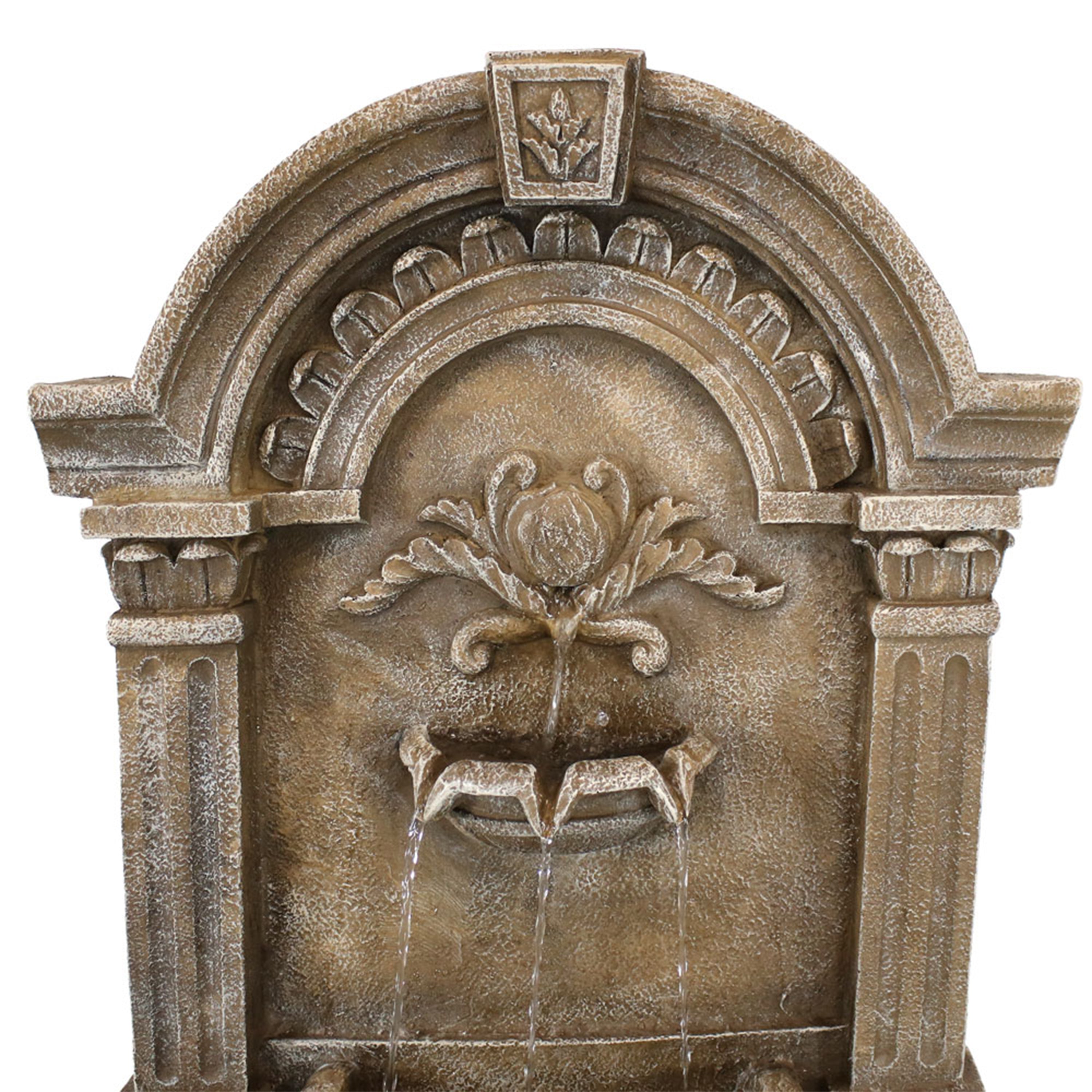Sunnydaze 51" Ornate Lavello Outdoor Water Fountain with Electric Submersible Pump