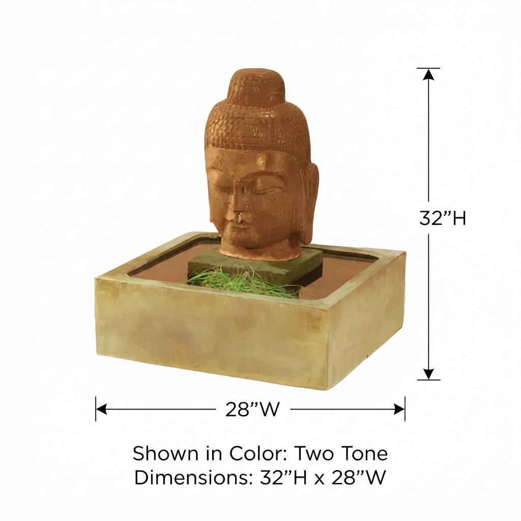 Giannini Garden Serene Buddha Outdoor Fountain 1478