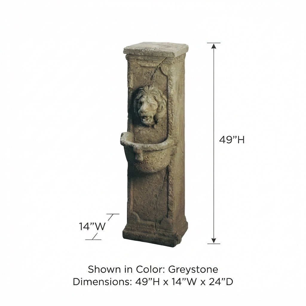 Giannini Garden Ponte Vecchio Outdoor Water Fountain 199