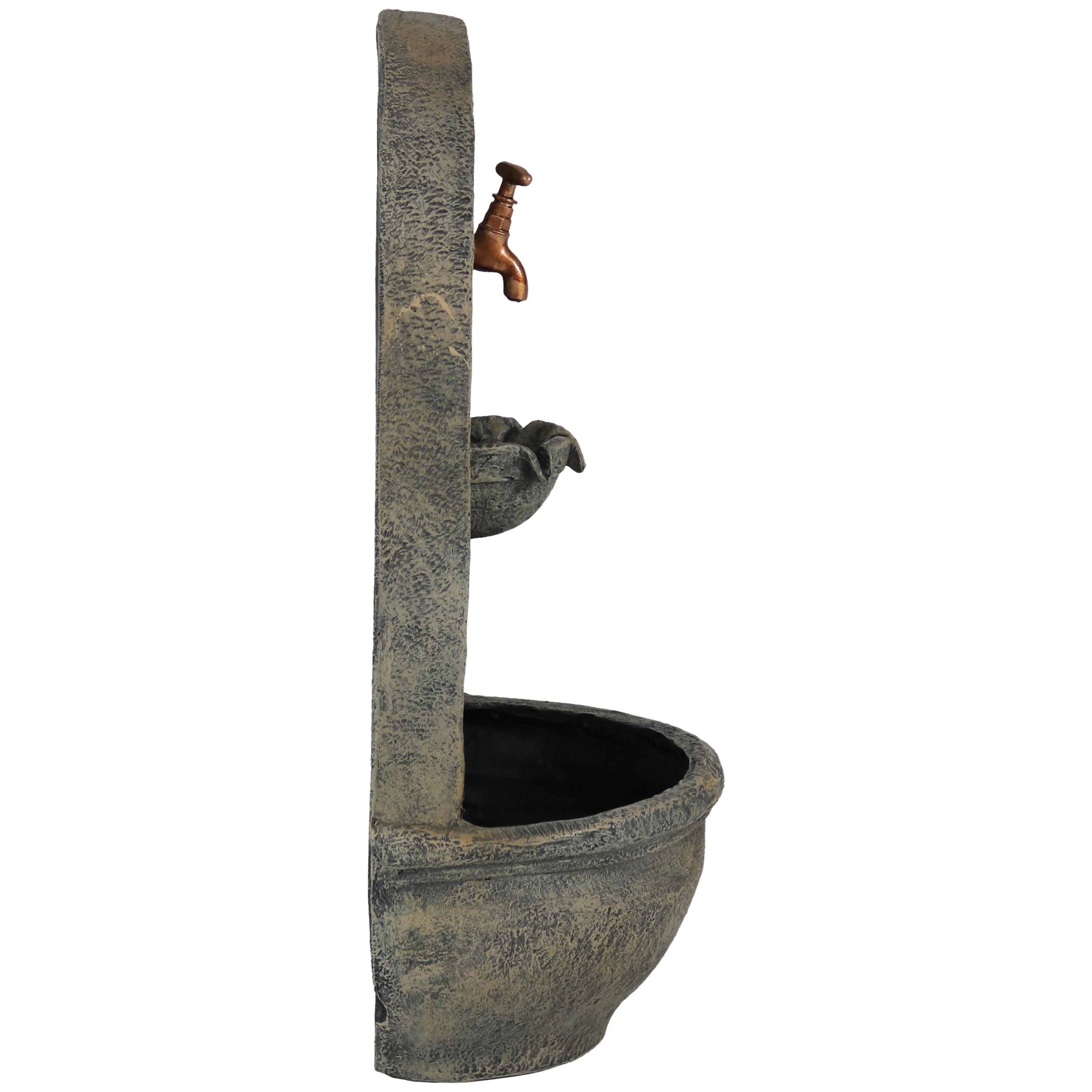 Sunnydaze 26" H Messina Solar Wall Fountain