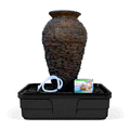 Aquascape Fountain Kit Aquascape Medium Stacked Slate Urn Landscape Fountain Kit 58090