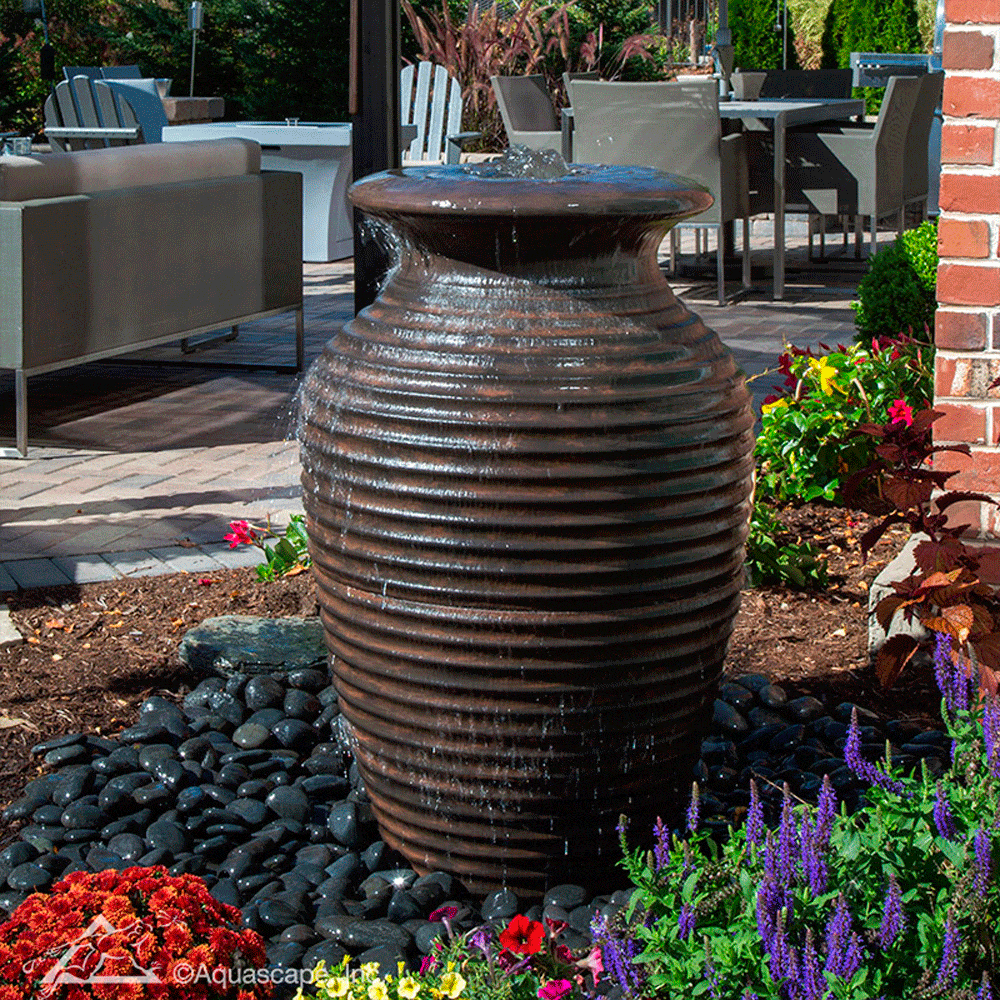 Aquascape Medium Rippled Urn Landscape Fountain Kit 78271 78271