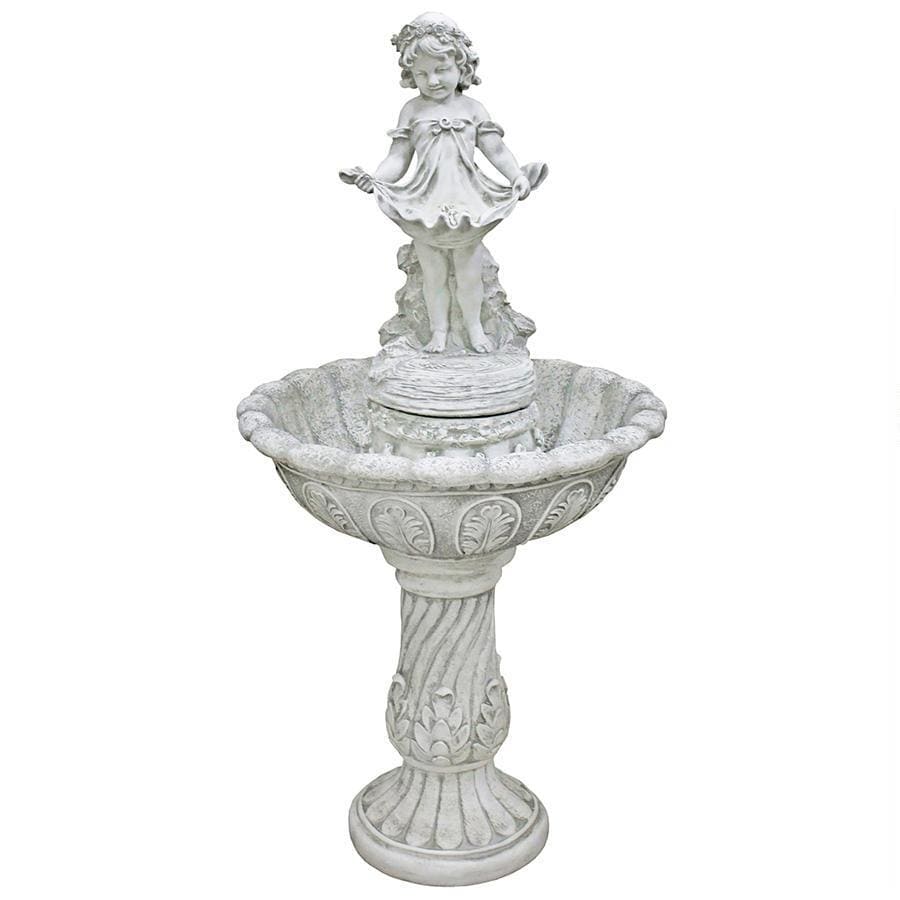 Design Toscano Outdoor Fountains Design Toscano Abigail's Bountiful Apron Cascading Garden Fountain KY3014
