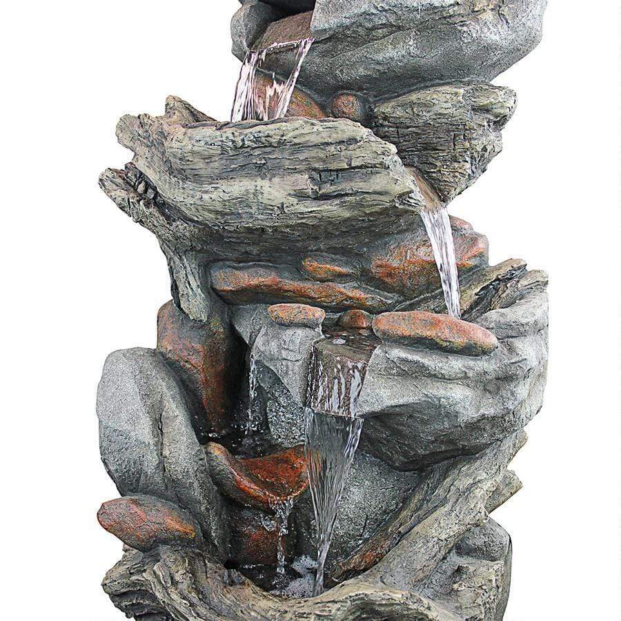 Design Toscano Outdoor Fountains Design Toscano Cathedral Falls Cascading Waterfall Garden Outdoor Fountain DW172122