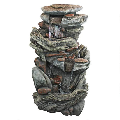 Design Toscano Outdoor Fountains Design Toscano Cathedral Falls Cascading Waterfall Garden Outdoor Fountain DW172122