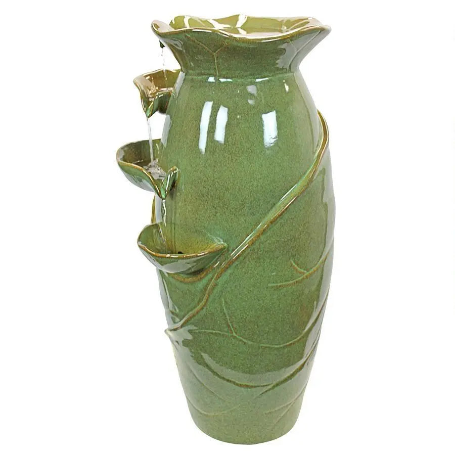 Design Toscano Outdoor Fountains Design Toscano Ceramic Cascading Vines Garden Indoor/Outdoor Fountain SS11537