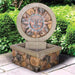 Design Toscano Outdoor Fountains Design Toscano Chapoteo Del Sol Sculptural Garden Corner Outdoor Fountain SS12506