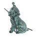 Design Toscano Garden Statues Design Toscano Emerald Verde Patina Raining Dogs Bronze Piped Garden Statue SU5311