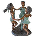 Design Toscano Garden Statues Design Toscano Fun in the Sun Girls Cast Bronze Garden Statue KW29440