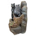 Design Toscano Outdoor Fountains Design Toscano Grizzly Gulch Black Bears Sculptural Animal Outdoor Fountain SH380324