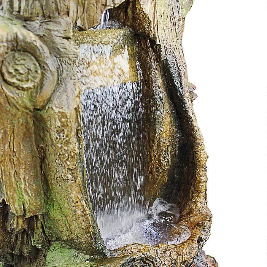 Design Toscano Outdoor Fountains Design Toscano Hawksbill Gulch Cascading Illuminated Garden Outdoor Fountain QN1629