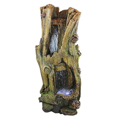 Design Toscano Outdoor Fountains Design Toscano Hawksbill Gulch Cascading Illuminated Garden Outdoor Fountain QN1629