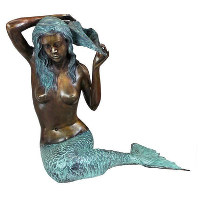 Design Toscano Garden Statues Design Toscano Large Mermaid of the Isle of Capri Garden Statue SU4030