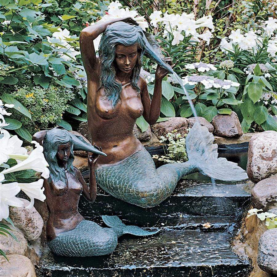 Design Toscano Garden Statues Design Toscano Large Mermaid of the Isle of Capri Garden Statue SU4030