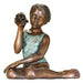 Design Toscano Garden Statues Design Toscano Sea Shell Sounds Sitting Girl Cast Bronze Garden Statue AS25135