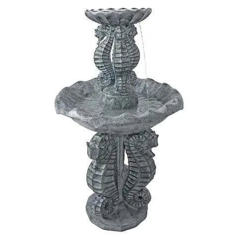 Design Toscano Outdoor Fountains Design Toscano Spirit of the Ocean Two-Tier Seahorse Garden Outdoor Fountain KY2096