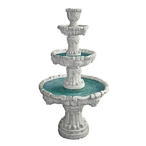 Design Toscano Medici Lion Four-Tier Garden Outdoor Fountain KY2072 KY2072