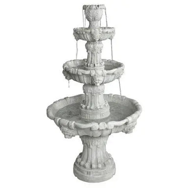 Design Toscano Medici Lion Four-Tier Garden Outdoor Fountain KY2072 KY2072
