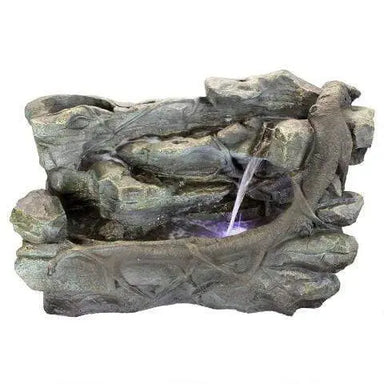 Design Toscano Staggered Rock Canyon Cascading Garden Outdoor Fountain DW96011 DW96011