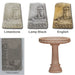 Giannini Garden Acorn Bird Bath Outdoor Cast Stone 428 428