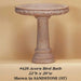 Giannini Garden Acorn Bird Bath Outdoor Cast Stone 428