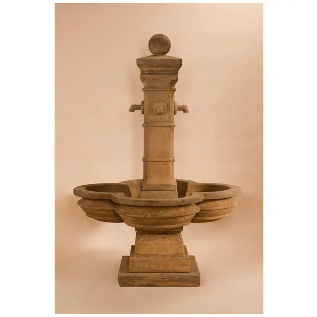 Giannini Garden Avignon Spout Concrete Courtyard Outdoor Fountain 1584