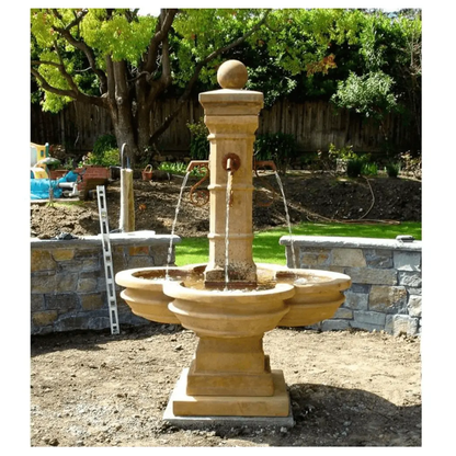 Giannini Garden Avignon Spout Concrete Courtyard Outdoor Fountain 1584