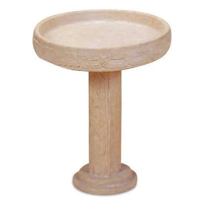 Giannini Garden Bird Bath Outdoor Cast Stone 436 436