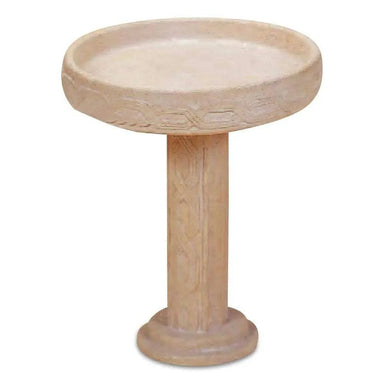 Giannini Garden Bird Bath Outdoor Cast Stone 436 436
