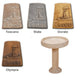 Giannini Garden Bird Bath Outdoor Cast Stone 436 436