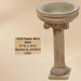 Giannini Garden Dafne Bird Bath Outdoor Cast Stone 435