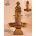 Giannini Garden Outdoor Fountains Beaumont Short / Rustic Iron Spouts / 75" x 46" Giannini Garden Beaumont Short Concrete Courtyard Outdoor Fountain 1596