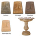 Giannini Garden Outdoor Fountains Corsica / Antico (AN) / 35"H x 33"W Giannini Garden Corsica Bird Bath Outdoor Cast Stone 2151